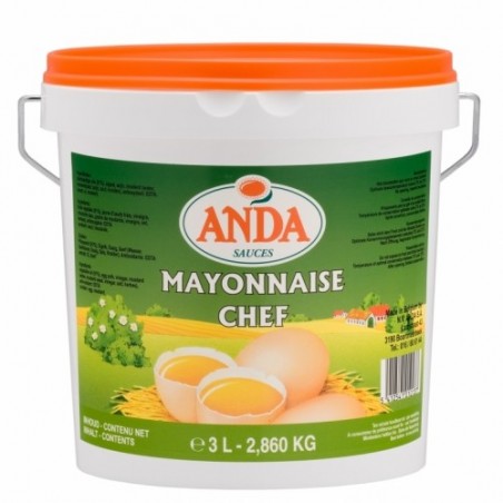 Sauce Anda mayonnaise chef 3 L
