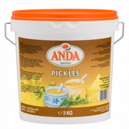 Sauce Anda Pickels 3 L