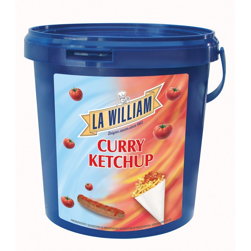 La William curry ketchup 3 L