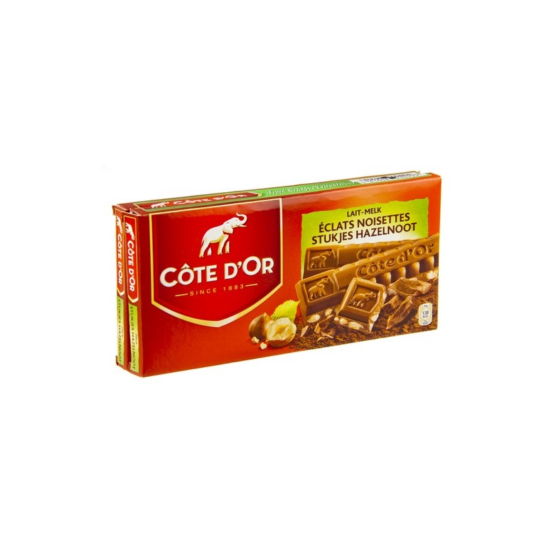 Tablette Côte d'Or au lait et aux éclats de noisettes 400 gr