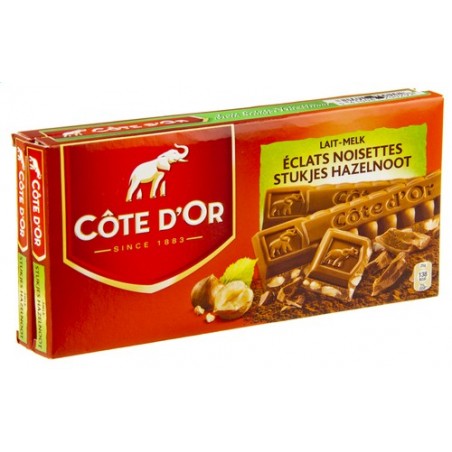 Tablette Côte d'Or au lait et aux éclats de noisettes 400 gr