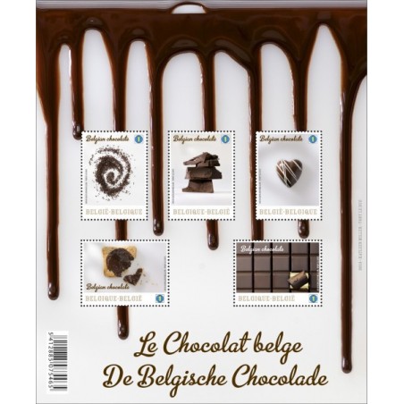 Timbres bpost au chocolat 