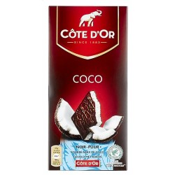 côte d'or tablette noir coco 150g