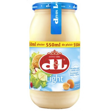 Devos Lemmens egg mayonnaise light 550 ml