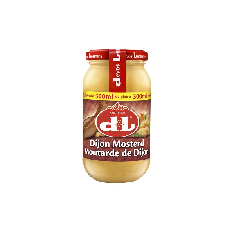 Devos Lemmens moutarde de Dijon 300 ml
