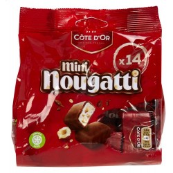 Pack of  6 x 30 gr bars of Côte d'Or nougatti