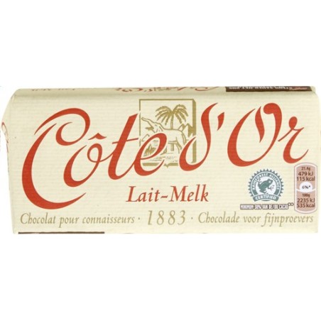 Tablette Côte d'Or au lait 150gr