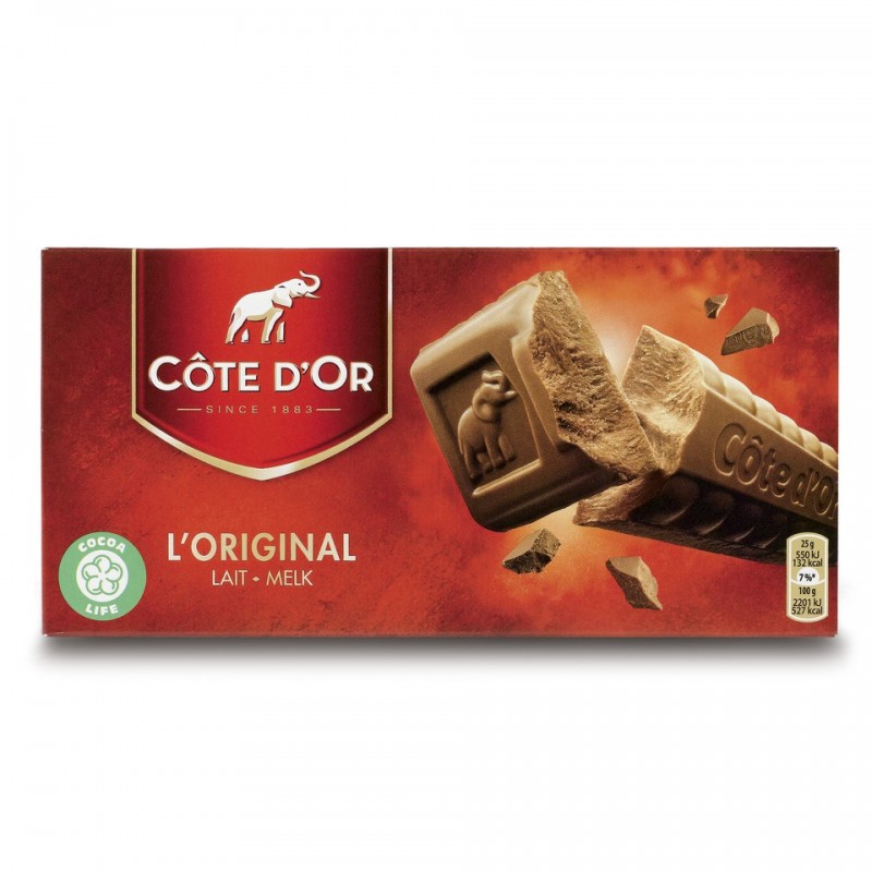 CÔTE D'OR L'Original Tablette de chocolat au lait