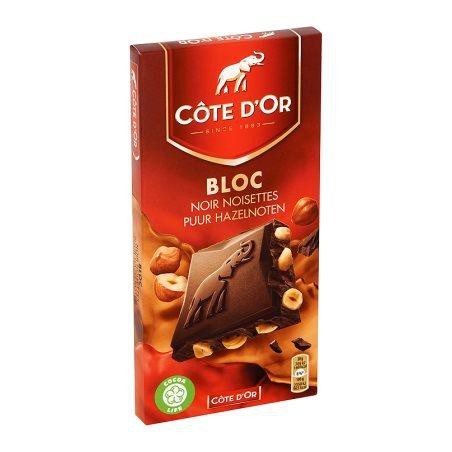 Tablette Côte d'Or noir et noisettes 200 gr