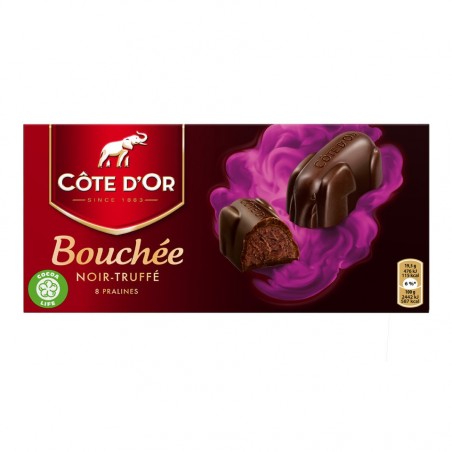 Pack of 8 x 25 gr Côte d'Or bouchée dark truffle Pack of 8 x 25 gr Côte d'Or bouchée dark truffle