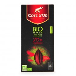 Côte d'Or tablette noir 70 % bio 90gr