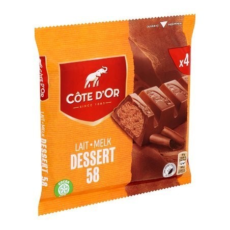 Côte d'Or Lait Dessert 58 4 x 45 g Côte d'Or Lait Dessert 58 4 x 45 g