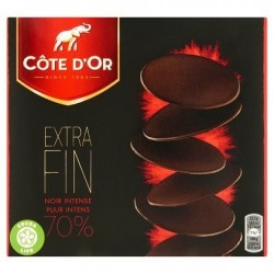 Côte d'Or Extra Fin Noir Intense 70% 130 g