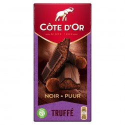 Tablette Côte d'Or Truffé Noir  fourré choco 190 gr
