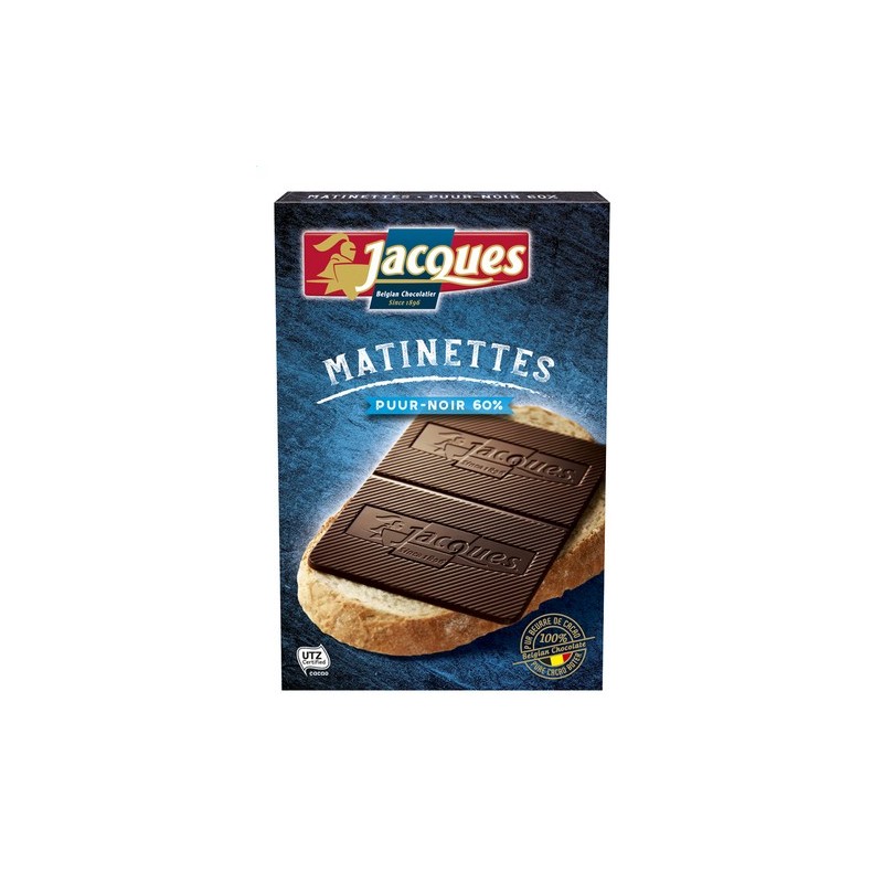 Tablette Jacques Matinettes noir  128 gr