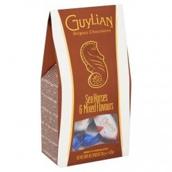 Guylian chocolats en forme d’hippocampe et fourrés de 6 saveurs différentes 124 gr