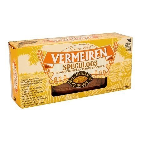 Vermeiren Speculoos Traditionnel 20 Biscuits 225 g