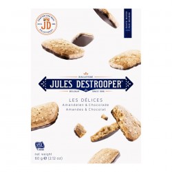 JULES DESTROOPER biscuits Amandes & Chocolat 60g