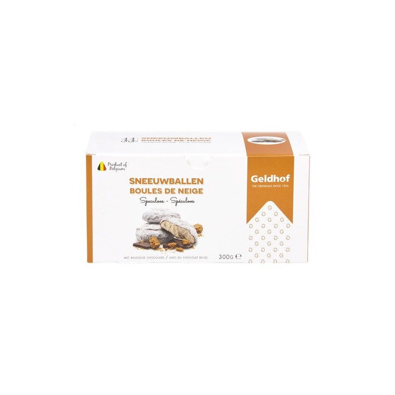 GELDHOF Boules de neige spéculoos 300g