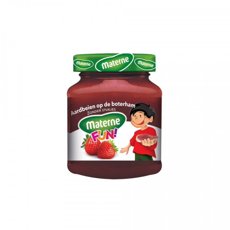 Materne confiture de fraises sans morceaux à tartiner 350g