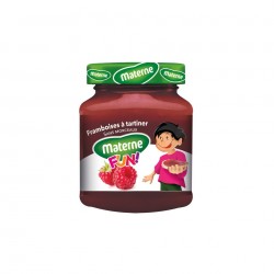 Materne fun confiture de framboises sans morceaux 350g