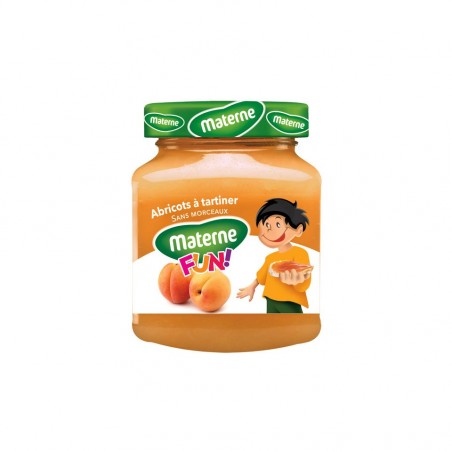 Materne fun confiture d'abricots sans morceaux 350g