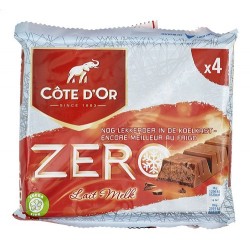 Pack barre Côte d'or lait zero 6 x 50 gr