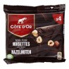 Barres Côte d'Or noir noisettes entières 6 x 47gr