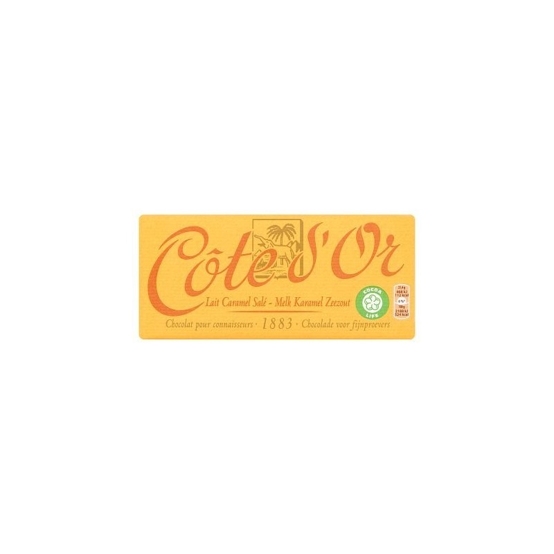 Côte d'Or Lait Caramel Salé 2 x 75 g