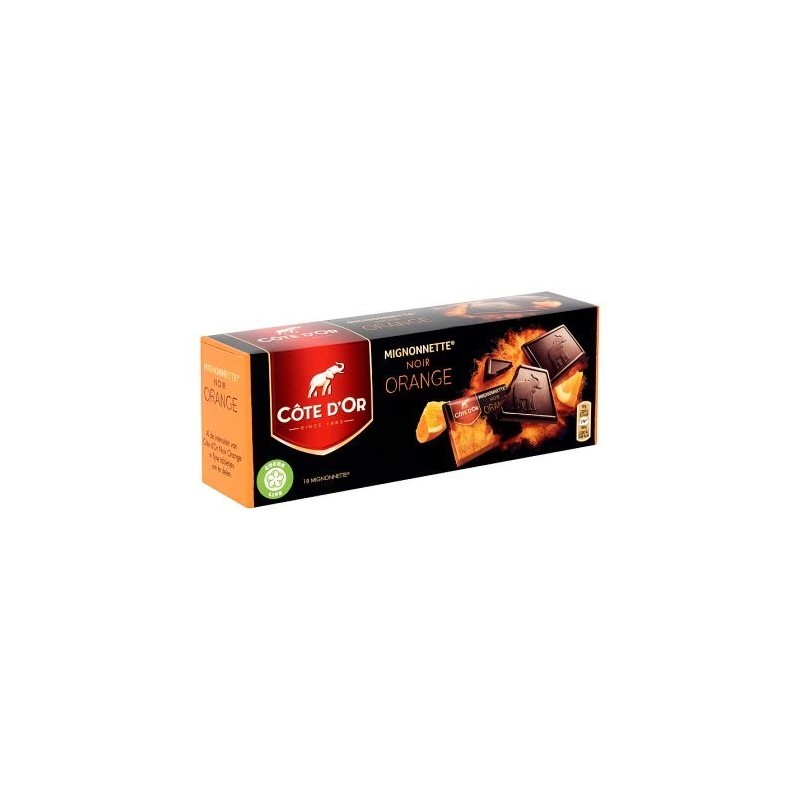 Côte d'Or mignonette noir à l'orange 180gr