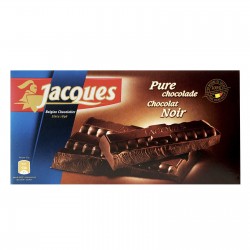 Jacques pure dark chocolate tablet 400 gr