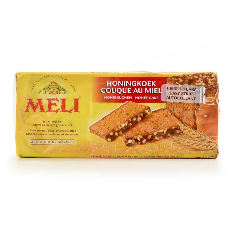 Meli honey gingerbread & sugar pearls 500 gr