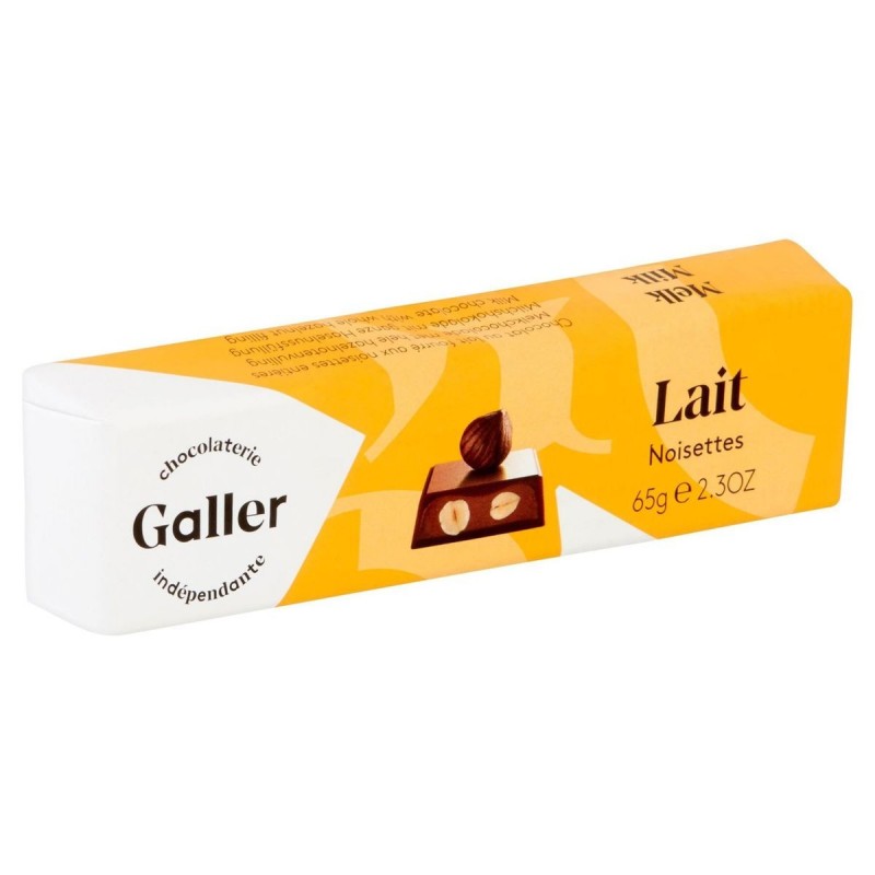 Chocolat belge Galler - Barre Galler aux noisettes 70gr