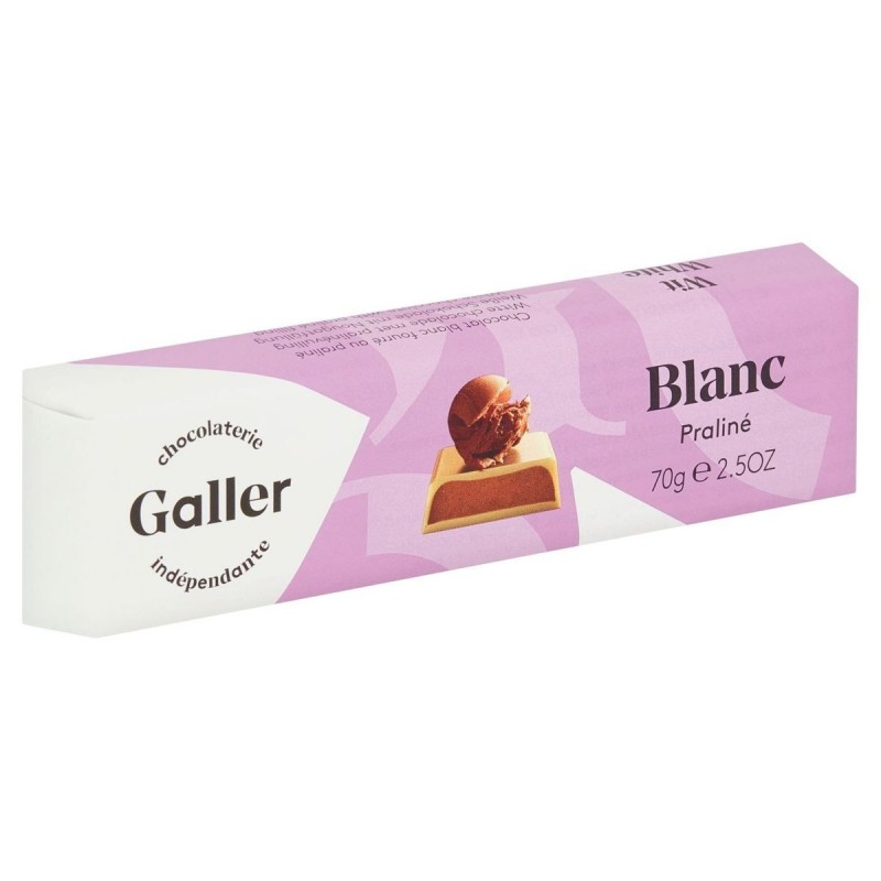 Barre Galler praliné blanc 70gr