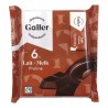 GALLER chocolat lait praliné 6x28g