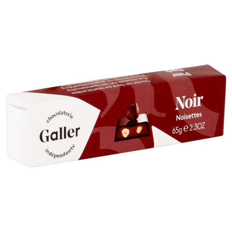 Barre Galler noir aux noisettes 70gr