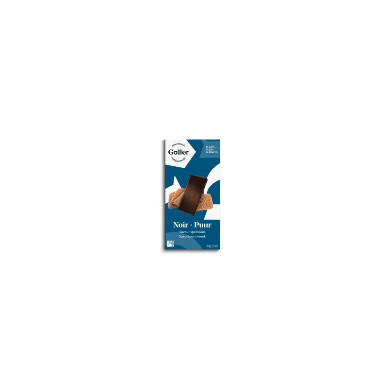 Tablette Galler Noir Speculoos 80gr