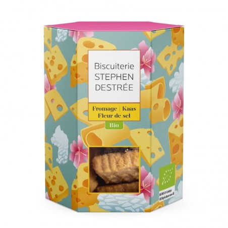 Stepen Destrée Salé fromage et fleur de sel Bio 100 gr