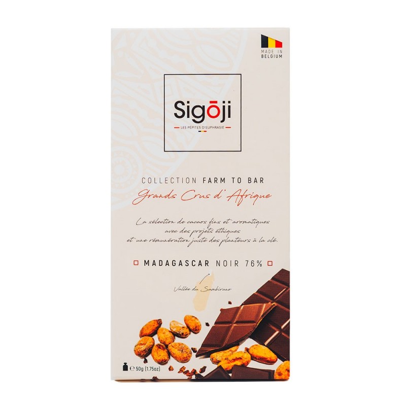 Sigoji tablette Madagascar Noir 76%