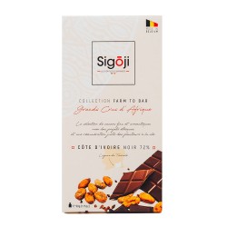 Sigoji tablette Côte d'Ivoir Black 72% 50gr