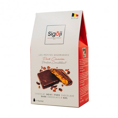 Sigoji Pavé Cinacien Chocolat noir 100gr