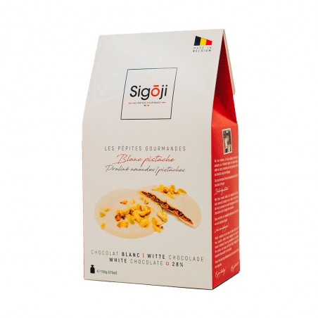 Sigoji Pépites blanc praliné pistache