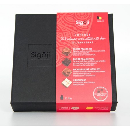 Sigoji Coffret Pralinés croustillants Bio 135gr