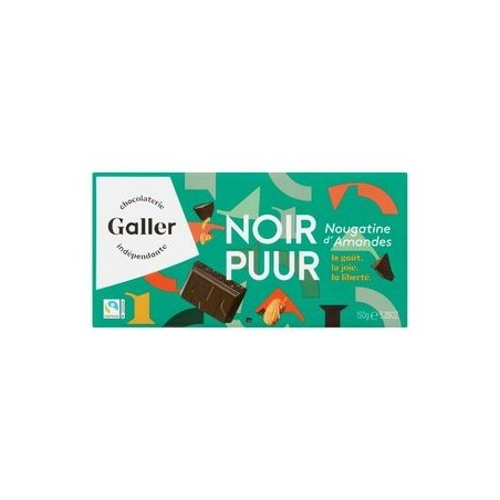 Tablette Galler Chocolat Noir 150 g