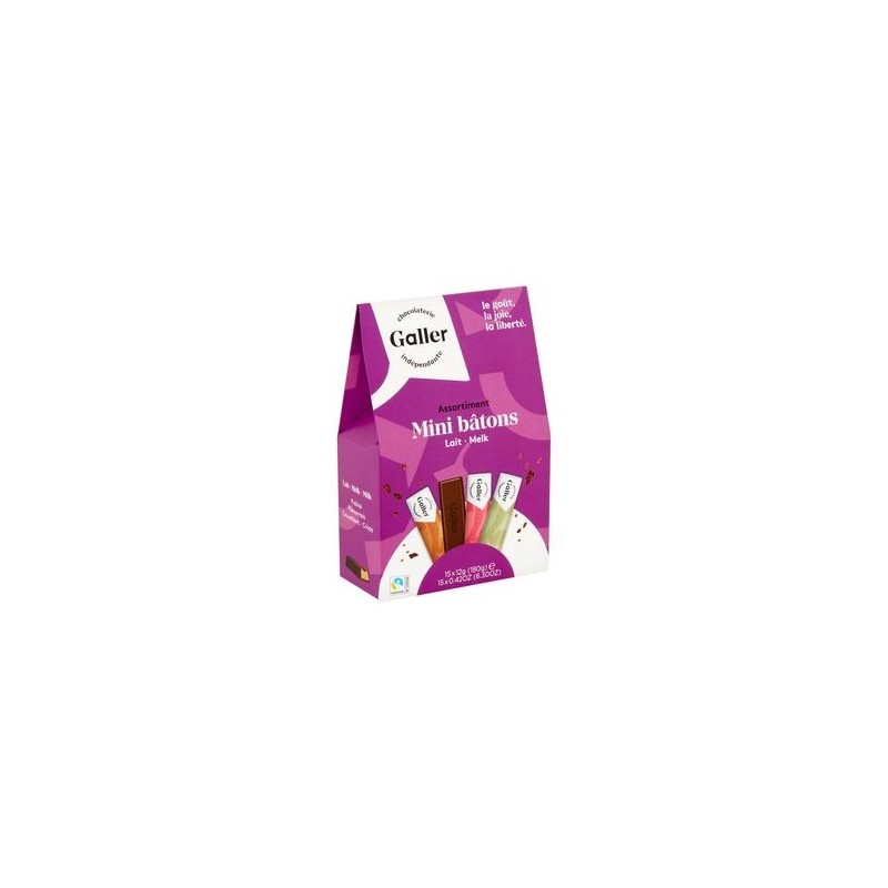 Galler Assortiment Mini Bâtons Lait 180 gr