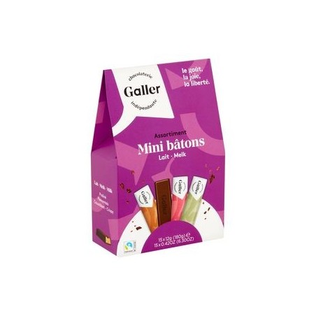 Galler Assortiment Mini Bâtons Lait 180 gr