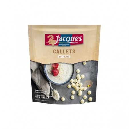 JACQUES callets chocolat blanc 400g