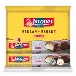 Pack of 3 x 47 gr bars of Jacques banana