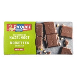 Tablette Jacques lait aux noisettes 180gr