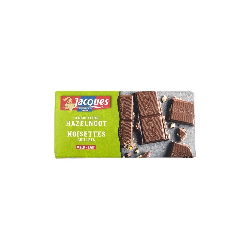 Tablette Jacques lait aux noisettes 180gr